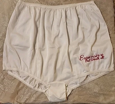 Acetato blanco de colección "caro pero vale la pena" sin marca   Foto 1 de 4