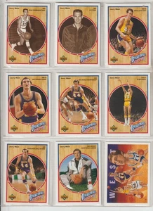 JERRY WEST 1991-92 UPPER DECK BASKETBALL 10-CARD COMP. SET BASKETBALL HEROES - Picture 1 of 2