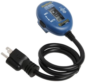 Reliance Controls Ammeter and Wattmeter THP103 AmWatt Appliance Load Tester/P... - Picture 1 of 6