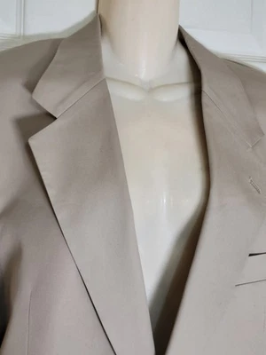 Chaqueta deportiva blazer chino 42R Brooks Brothers popelina tostada ALGODÓN NUEVA CON ETIQUETAS Foto 1 de 4