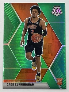 Selecciones de borradores de mosaico Chronicles 2021-22 CADE CUNNINGHAM novato verde Prizm RC 251 - Imagen 1 de 5