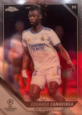 Eduardo Camavinga / Real Madrid / Topps Chrome / Fußball Karte - Bild 1 von 2