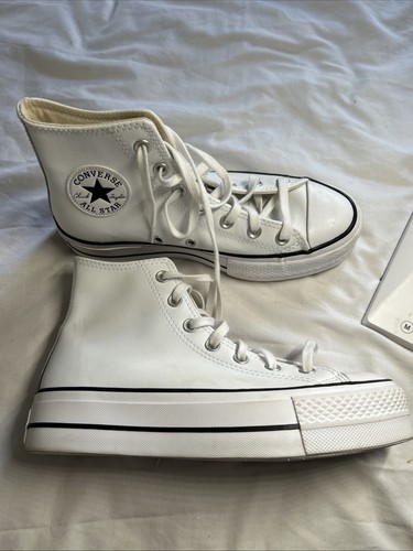 Scarpe da donna Converse Chuck Taylor All Star Pro alte in pelle sneaker taglia 7