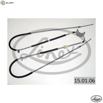 CABLE PULL PARKING BRAKE 15.01.06 FOR FORD FIESTA/Hatchback/Van/III/Mk 1.4L 4cyl - Image 1 of 4