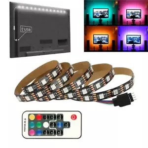 DC 5V 5050 RGB 60leds/m LED Strip USB LED Light Strips Flexible Tape Controller - Picture 1 of 8