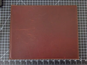 12 3/8" x 10" x 1/4" Sattelrücken Leder GEPOLSTERTER TEILER EINSATZ Farbe Kastanie - Bild 1 von 8