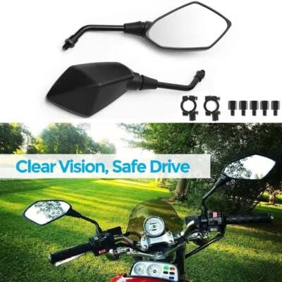 1 Pair Motorcycle Rearview Side Mirrors For Honda NC750X NC700X NT700VA NC700XD - Image 1 of 4