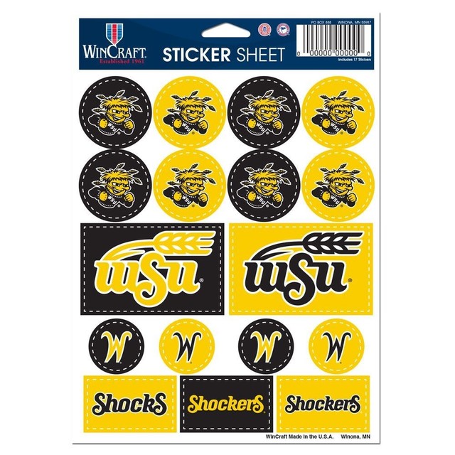 Retro Wichita State Shockers Logo - Wichita State University - Sticker