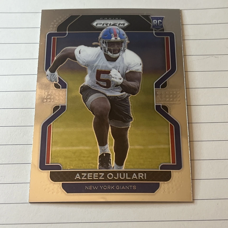 2021 Panini Prizm Azeez Ojulari #386 Rookie New York Giants - Image 1 of 2
