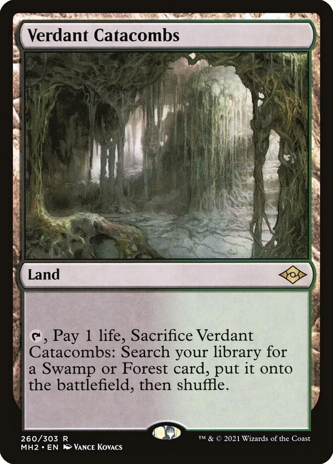 MTG Magic the Gathering Verdant Catacombs (260/765) Modern Horizons 2 NM - Image 1 of 1