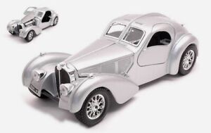 Bugatti Atlantic 1936 Silver 1:24 Burago 22092S