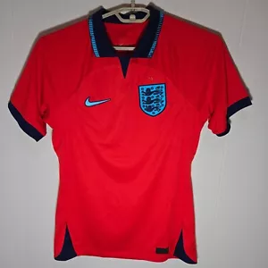 Nike Dri Fit England National Football Soccer Jersey World Cup Away Mens Small - Picture 1 of 13