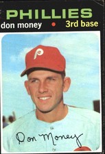 1971 Topps #49 Don Money Philadelphia Phillies EX D15668 - EX