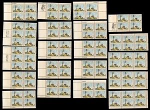 US # 1391 Maine Statehood Lighthouse MNH Plate ZIP ME Blocks (86 Stamps) - Picture 1 of 1