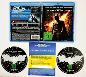 Dc Comics Blu-Ray Christopher Nolan Batman - The Dark Knight Rises Dt. Ovp Bale - Picture 1 of 1