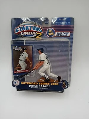 Jorge Posada New York Yankees MLB Starting Lineup 2 action figure #uab5 - Image 1 of 2