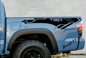 Toyota Tacoma TRD PRO 4X4 (2021-2016) Side Vinyl Decals Stickers Graphics Stripe - Picture 1 of 4