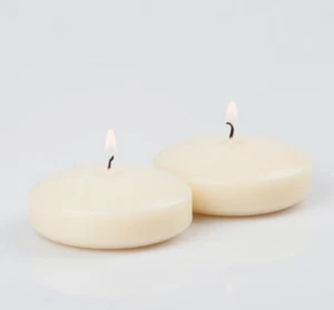 Floating Candles 3 Ivory Extra Large Wedding Party Home Decor Xmas M&S - Picture 1 of 4