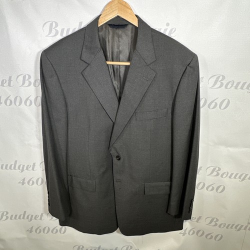 Giacca cappotto sportivo Burberry London Blazer da uomo 44R grigio sgabello di segugio 100% lana