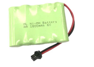 6V NiMH 1800mAh AA Akku Pack für RC Tankwagen Auto Boot VORBAU DIY - Bild 1 von 3