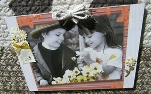 NEW *Best Friends* Rustic "Wood" Sign/Shelf Sitter Little Sweethearts Valentine - Picture 1 of 9