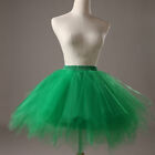 UK Women Adult Lady Tutu Tulle Skirt Fancy Skirt Dress Up Party Dancing Dress DS