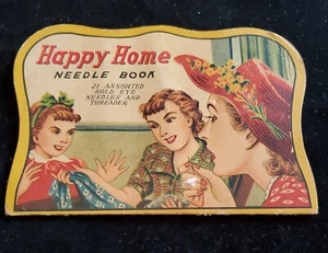 Vintage Made In Japan Happy Home Needle Book used - Picture 1 of 4
