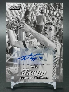 2017 Topps Stadium Club MLS B&W #88 WIL TRAPP Columbus Crew Auto /99 - Picture 1 of 2