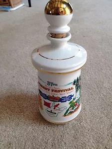 37th Forest Festival Elkins West Virginia Decanter - 1973 - vacío - Imagen 1 de 5