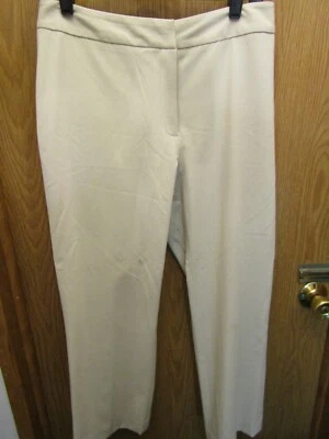 PANTALONES MUJER CASUAL ESQUINA ELÁSTICO BEIGE TALLA 6 ENTREPIERNA 27" CINTURA PLANA 15" Foto 1 de 4