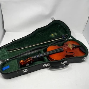 Masakichi Suzuki 106 sized 1/4 violin, Japan, Vintage, Case & Bow, FLAWS - Picture 1 of 20