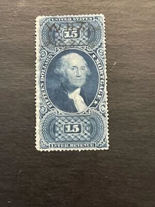 U S Stamps Scott  # R97C Revenue fifteen dollar mortgage used Ng - Picture 1 of 2