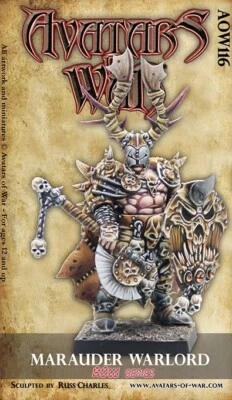 Avatars of War Barbarian Marauder Warlord 28 мм Fantasy WHFB aow116 - Изображение 1 из 3