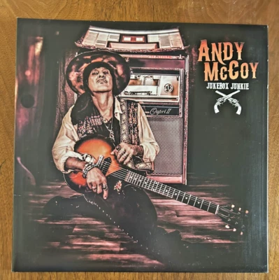 Andy McCoy - Jukebox Junkie - Hanoi Rocks - Orange Vinyl LP - Image 1 of 2