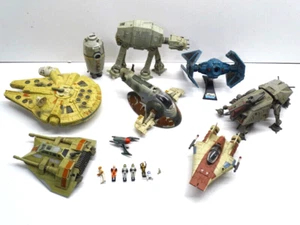 Star Wars 8x Raumschiffe Micro Machines Action Fleet AT-AT Falke Slave ua Set 35 - Bild 1 von 22