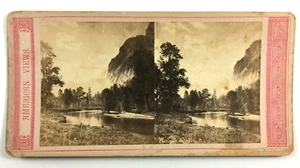 Foto Stereoview vedute americane Yosemite Valley paesaggio California - Foto 1 di 3