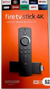 Amazon Fire Stick4K(3rd Gen) Streaming Device,Wi-Fi, Alexia Voice Control Remote - Picture 1 of 10