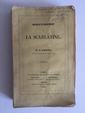 [Medicine] Dedication Noirot Doctor History de La Scarlet Fever Baillière 1847