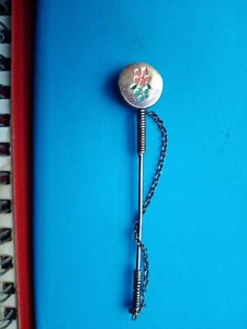 spilla vintage argento 800 con fiori smalto -VI (Vicenza) Giorgi - Foto 1 di 8