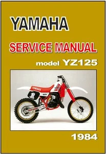 YAMAHA Workshop Manual YZ125 L 1984 Maintenance Service & Repair YZ125L - Picture 1 of 5