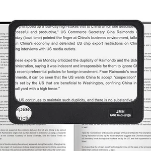5X Large Page Magnifying Glass Handheld Magnifier for Seniors Reading Low Vision - Picture 1 of 7