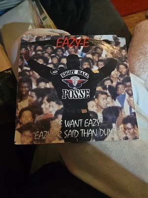 Eazy-E Eight Ball Posse Vinyl Single Record We Want Eazy Eazyer Said Than Done Foto 1 de 3