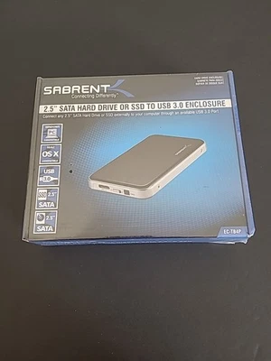 Sabrent 2.5 SATA Hard Drive Or SSD To USB 3.0 Enclosure - Image 1 of 4