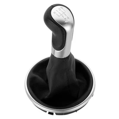 Luxury Leatherette Gear Knob Cover for Skoda For Fabia MK2 For Roomster - Image 1 of 4