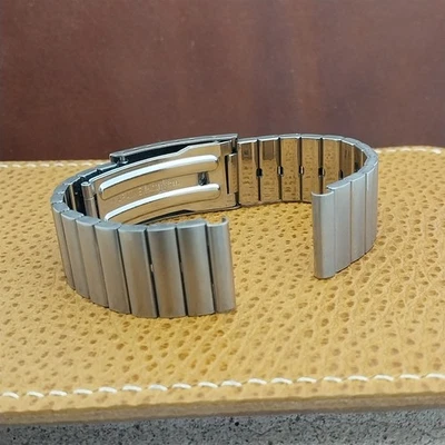 Винтажный неиспользованный классический ремешок для часов Duchess Maranne из нержавеющей стали 17 мм - Изображение 1 из 4