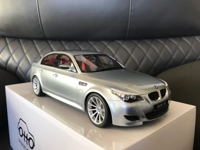 OTTO 1/18 BMW M5 E60 PHASE 2 SILVERSTONE II A29 2008 OT426 READ DESCRIPTION - Image 1 of 4