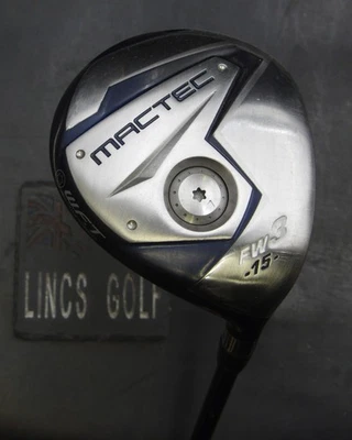MacGregor Mactec WFT 15° 3 Wood Regular Graphite Shaft GolfPride Grip - Image 1 of 4