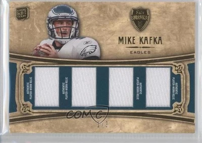 2010 Topps Supreme Rookie Quad Relics Green /3 Mike Kafka #SRQR-MK1 RC - Image 1 of 2