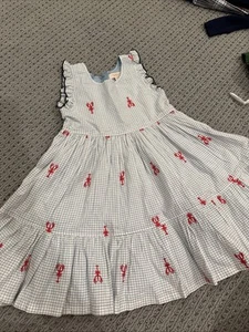 5Y Pink Chicken Lobster Dress - Picture 1 of 2