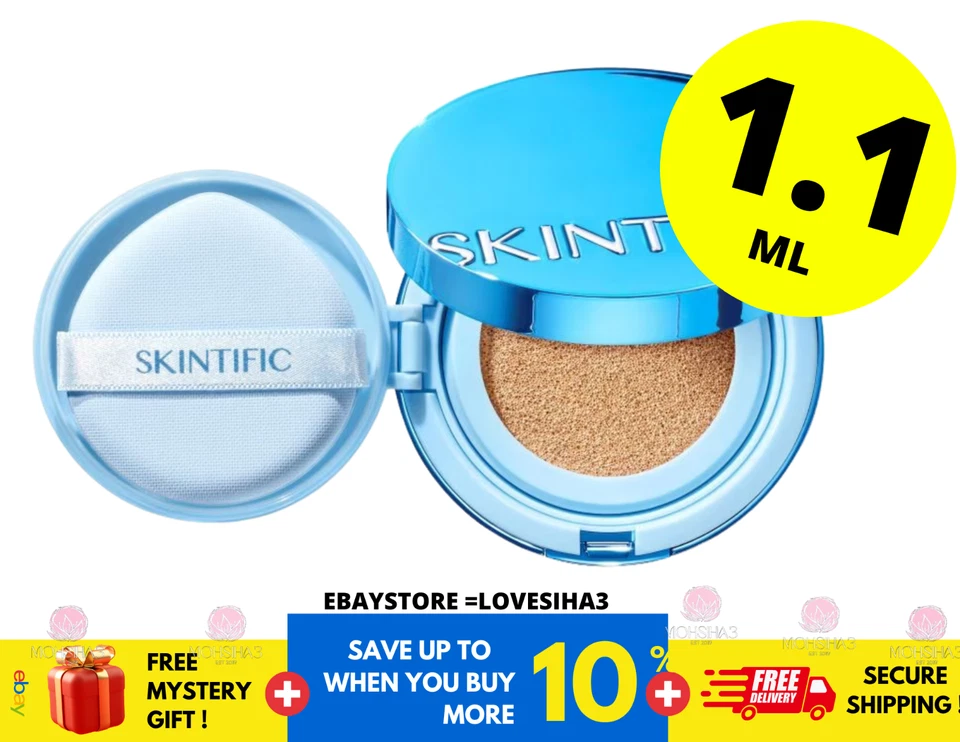 SKINTIFIC Perfect Stay Velvet Matte Cushion 11ml Foundation full cover-03 PETAL - Image 1 of 4